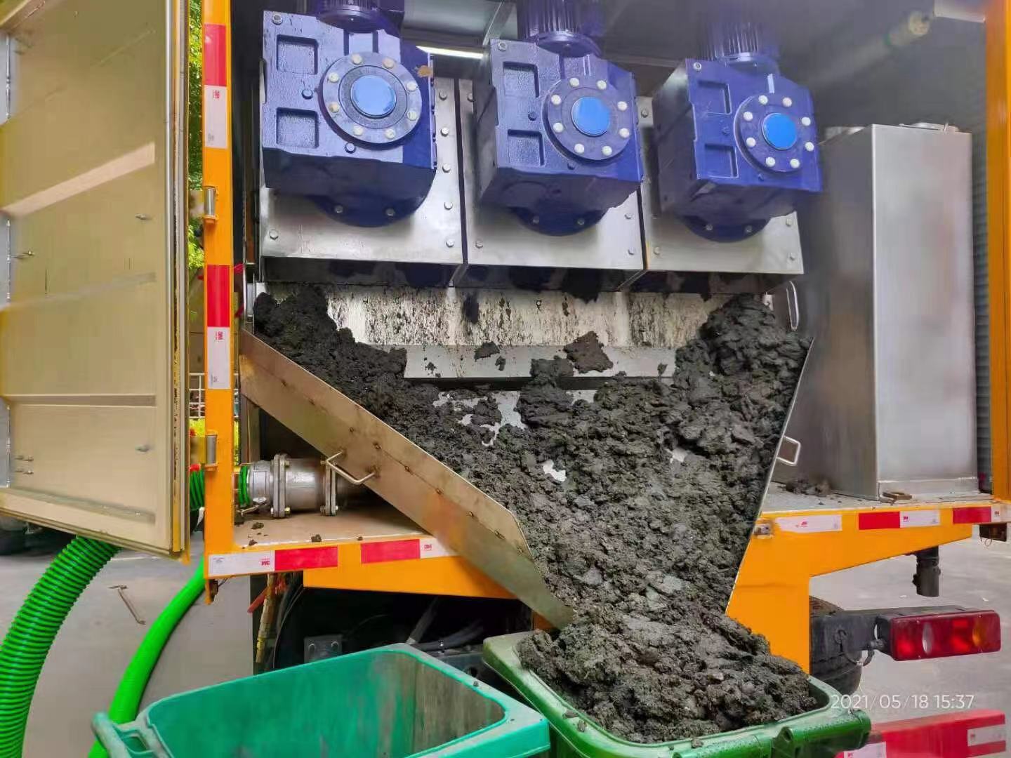 长清化粪池清掏城市维护站-泥浆净化干湿分离处理